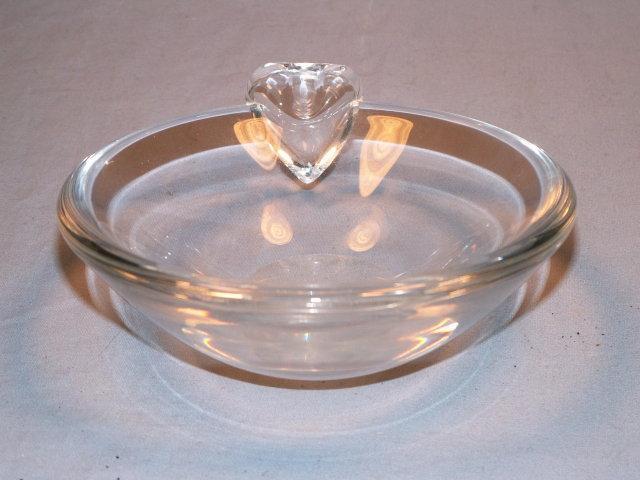 Signed STEUBEN Crystal Glass Mint Bowl