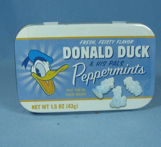 Walt Disney DONALD DUCK & His Pals PEPPERMINT TIN - Vintage Disneyana Collectible