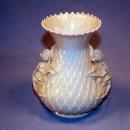 IRISH BELLEEK Porcelain Rose Decorated Vase