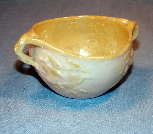 IRISH BELLEEK Porcelain Rose Decorated Vase