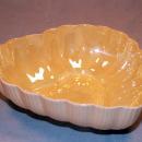 IRISH BELLEEK Porcelain Heart Shaped Shell Bowl