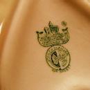IRISH BELLEEK Porcelain Heart Shaped Shell Bowl
