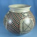 Mata Ortiz Artist Signed Indian POT - Vintage Ethnographic Pottery by Paty Ortiz
