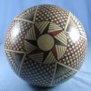 Mata Ortiz Artist Signed Indian POT - Vintage Ethnographic Pottery by Paty Ortiz