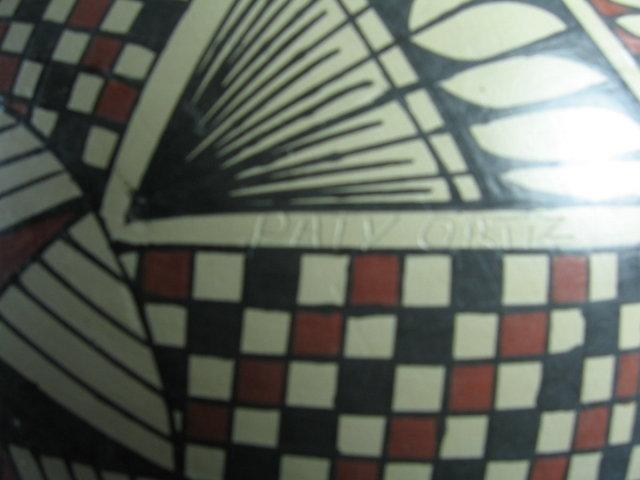 Mata Ortiz Artist Signed Indian POT - Vintage Ethnographic Pottery by Paty Ortiz