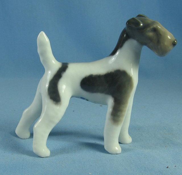 IRISH TERRIER Figurine - Antique Royal Copenhagen Porcelain