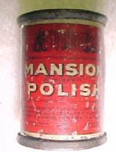 MANSION Antiseptic POLISH Pencil Sharpener Salesman Sample - Advertisement