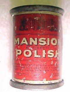 MANSION Antiseptic POLISH Pencil Sharpener Salesman Sample - Advertisement