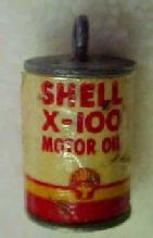 Gas Station SHELL OIL Can - Metalware