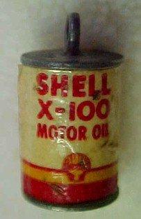 Gas Station SHELL OIL Can - Metalware