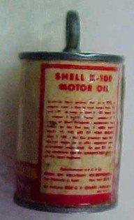 Gas Station SHELL OIL Can - Metalware