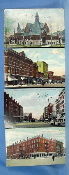 1900's Saginaw Michigan Postcard Group