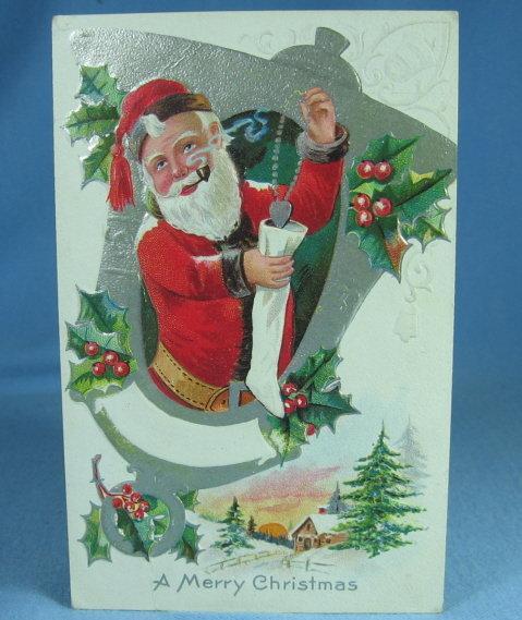 Vintage Santa Christmas Postcard