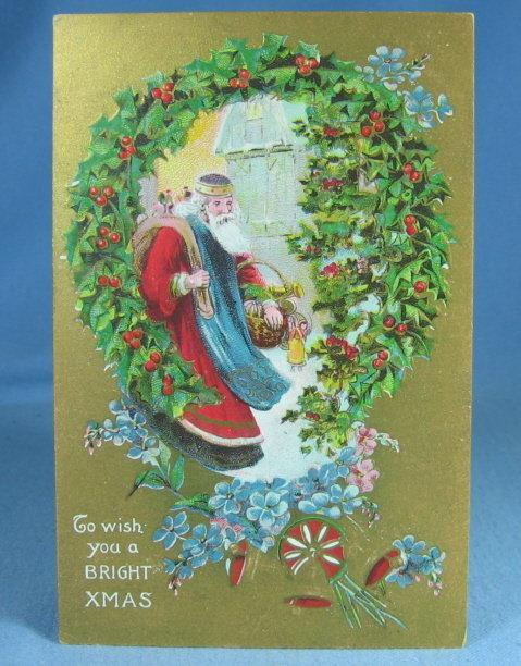 Vintage Santa Christmas Postcard
