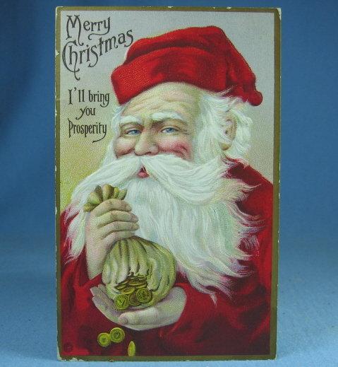 Santa Christmas Postcard