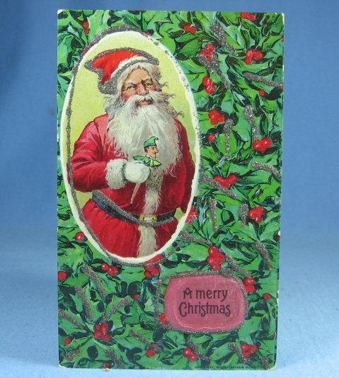 1900's Santa Christmas Postcard