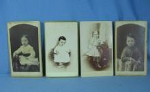 Set of Four Children Photographs Misc.