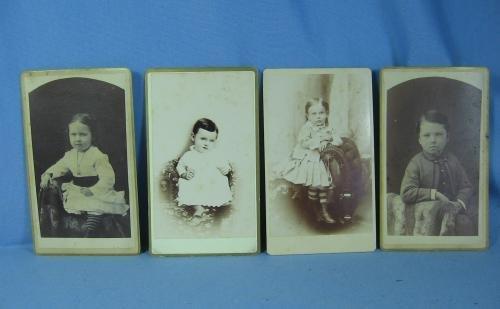 Set of Four Children Photographs Misc.
