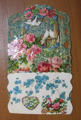 Die Cut Fold out with Doves Misc.