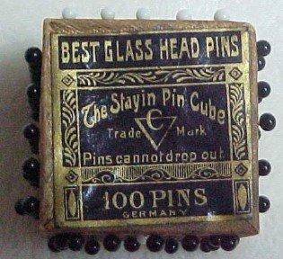 Best Glass Head Pins in Cube - Advertising