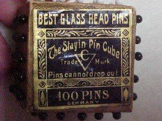 Best Glass Head Pins in Cube - Advertising