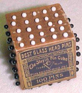Best Glass Head Pins in Cube - Advertising