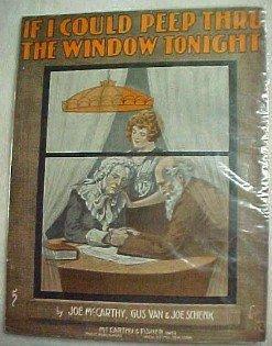 IF I COULD PEEP THRU THE WINDOW TONIGHT - Paper