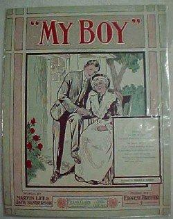 MY BOY Vintage Sheet Music - Paper