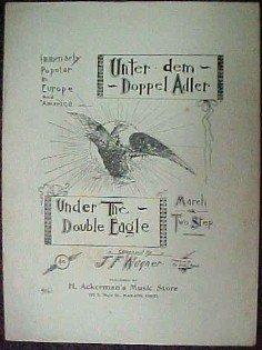 Unter dem Doppel Adler March Two Step - Paper