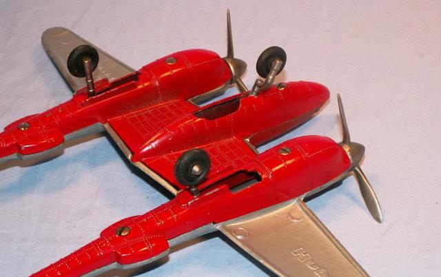 HUBLEY Die Cast P-38 Fighter Plane - Toys