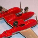 HUBLEY Die Cast P-38 Fighter Plane - Toys