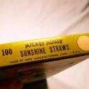 MICKEY MOUSE 100 Sunshine Straws - Advertising