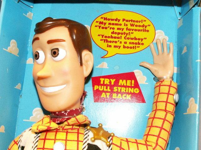 DISNEY'S Toy Story TALKING WOODY Manniquin in Original Box