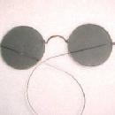 Old Round Colored Glasses - Glass