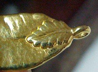 24 K Gold MAIE LEAF - Jewelry