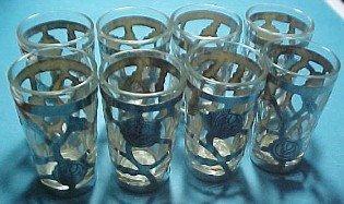 Shot Glasses Sterling Overlay 8 - Glass