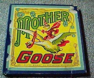 MOTHER GOOSE Board Game Vintage- Paper