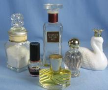 Miniature Perfume Bottle Group - Vintage Glass Vanity Bottles