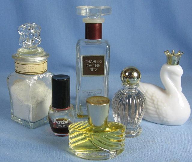 Miniature Perfume Bottle Group - Vintage Glass Vanity Bottles