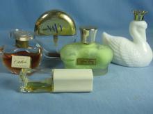 Miniature Perfume Bottle Group - Vintage Glass Vanity Bottles