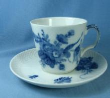 Royal Copenhagen Demi Cup & Saucer - Vintage Denmark Porcelain