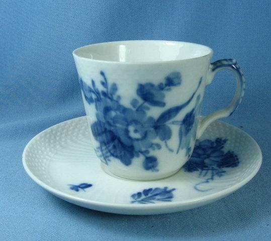 Royal Copenhagen Demi Cup & Saucer - Vintage Denmark Porcelain