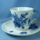 Royal Copenhagen Demi Cup & Saucer - Vintage Denmark Porcelain