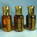 PERFUME Oil Concentrate from the Orient - 3 Antique glass bottle