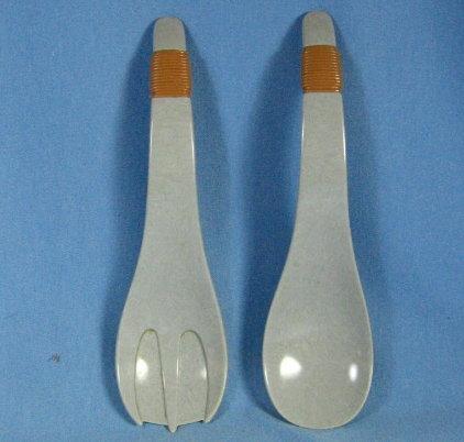 MELMAC Salad Fork & Spoon - Vintage Kitchen Misc