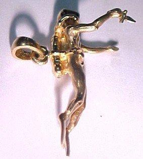 18K Sea Diver Diamond Face Pendant - Jewelry
