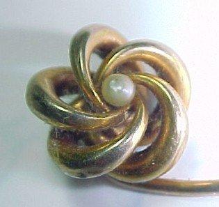 14K SNAKE Diamond Stick Pin - Jewelry