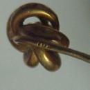 14K SNAKE Diamond Stick Pin - Jewelry