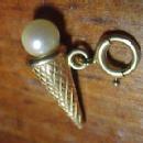14K Ice Cream Cone Charm - Jewelry