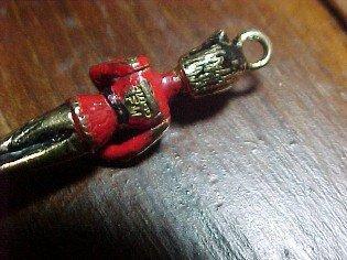 14K Gold Soldier Gun Charm - Jewelry